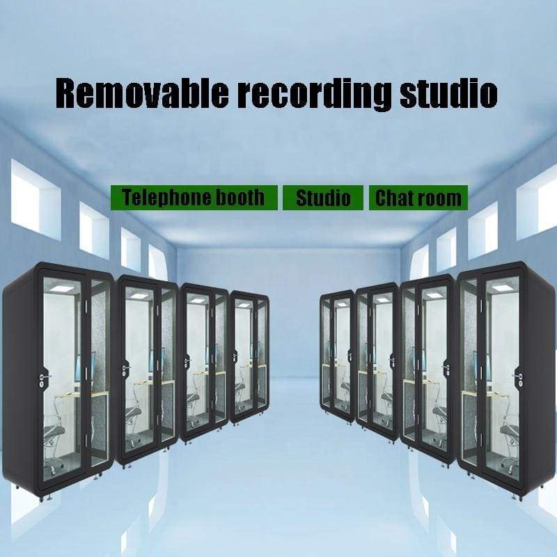 Mcn Studio Sound Insulation Room Red Net Design Small Glass Room Mobile Studio Wanghong V-blogger APM-USA