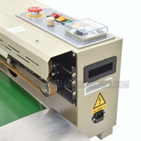 munna27 Automatic Continuous Plastic Bag Sealing Machine Coding Printer 