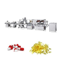 Automatic granule filling line for calcium tablet - Tablet and Capsule Packing Line
