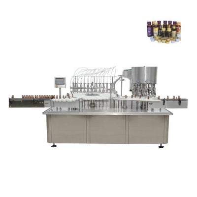 Automatic liquid syrup filling machine with capping labeling line - Oral Liquid Production Line