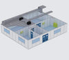 Jihan85 Clean Room Air Shower Personnel Cargo Goods / Modular Clean room Air Shower Clean Room 