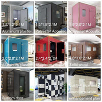 Detachable host studio home small recording studio family KTV piano drum room transformation sound-proof room reading booth 