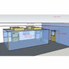 No Dust Prefabricated Portable Clean Room And Cleanroom Sandwich Panels For Sale 
