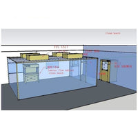 SS-917 New Arrival Dust Free Clean Room For Broken Mobile Phone LCD Refurbishment Foldable Clean Room 